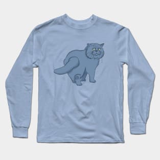 Sad cat. British cat Long Sleeve T-Shirt